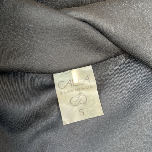 CALIA | Carrie Underwood Effortless Moto Jacket Caviar Black Size Small - Picture 8 of 13